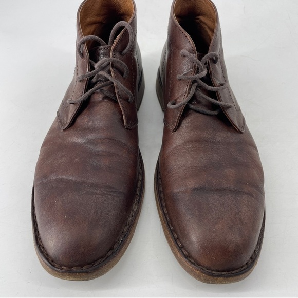 Frye Men’s Chukka Brown Leather Ankle Boots Shoes Size 9.5 main image 11